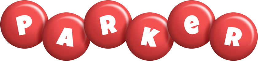 Parker candy-red logo