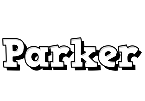 Parker snowing logo