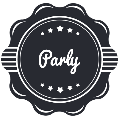 Parly badge logo