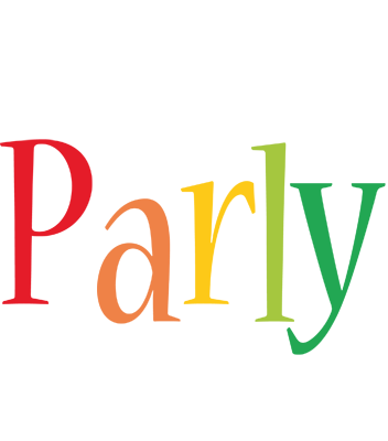 Parly birthday logo