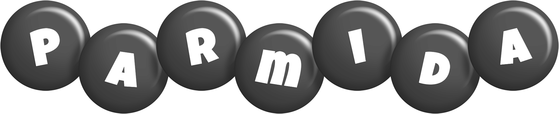Parmida candy-black logo