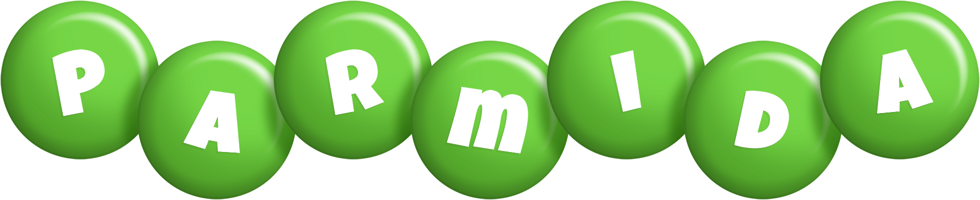 Parmida candy-green logo