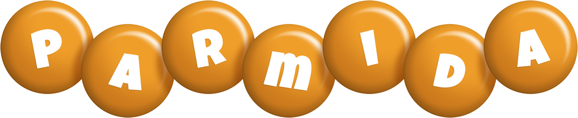 Parmida candy-orange logo