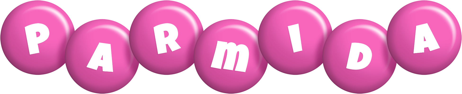 Parmida candy-pink logo