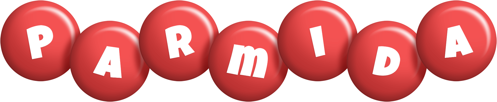 Parmida candy-red logo