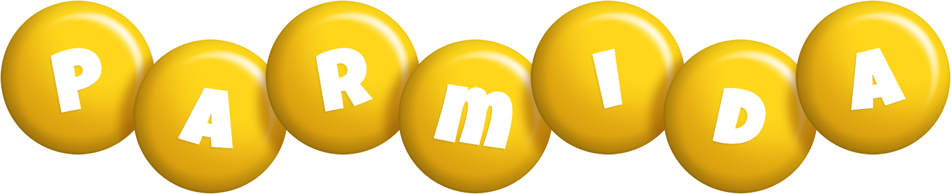 Parmida candy-yellow logo