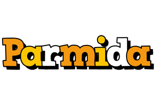 Parmida cartoon logo