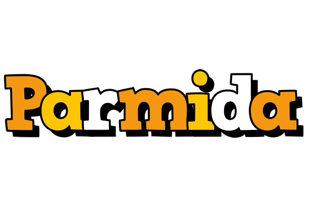 Parmida cartoon logo