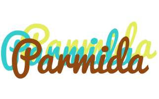 Parmida cupcake logo