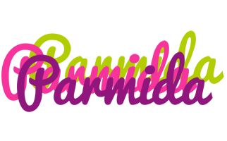 Parmida flowers logo