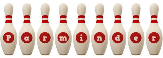 Parminder bowling-pin logo