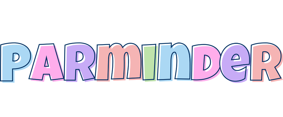 Parminder pastel logo