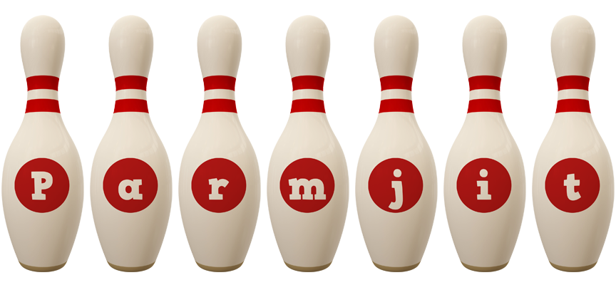 Parmjit bowling-pin logo