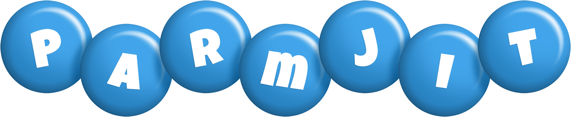 Parmjit candy-blue logo