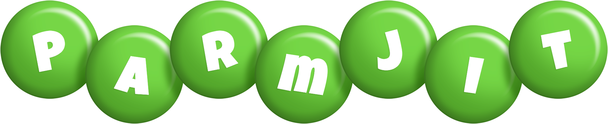 Parmjit candy-green logo