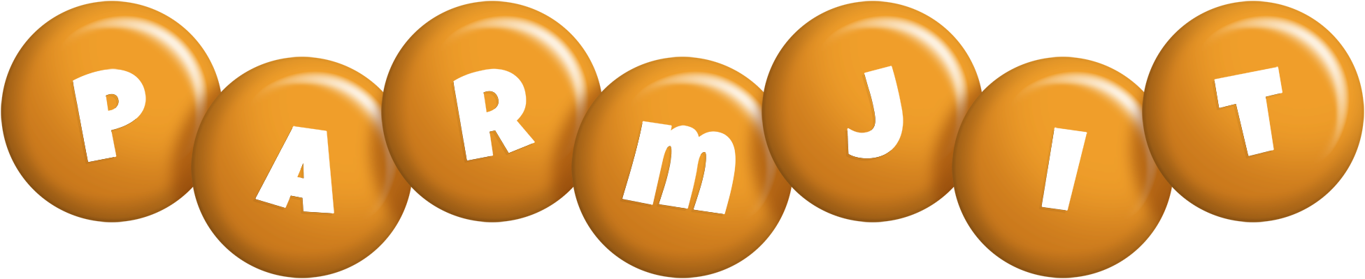 Parmjit candy-orange logo