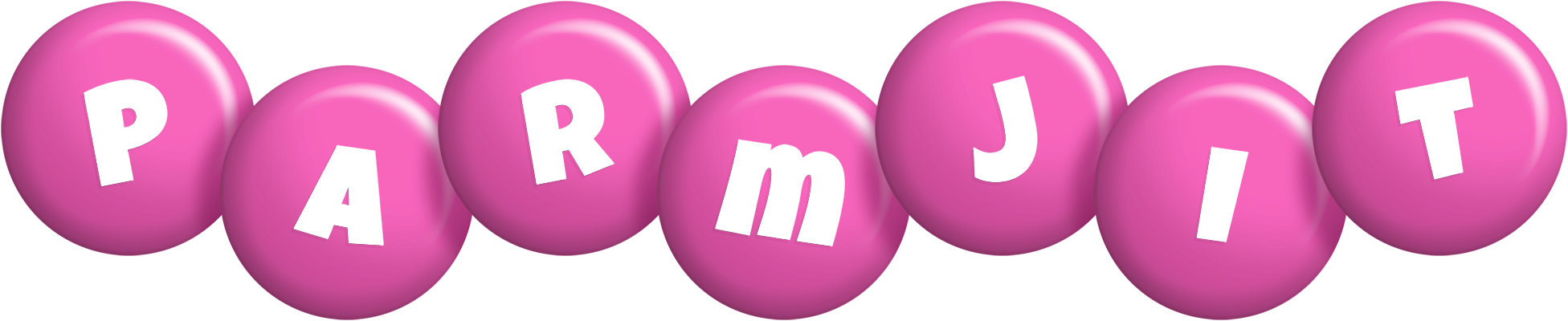Parmjit candy-pink logo