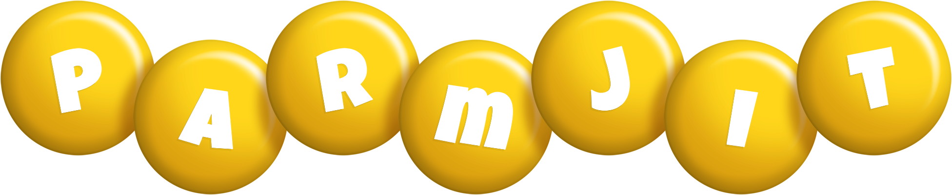 Parmjit candy-yellow logo