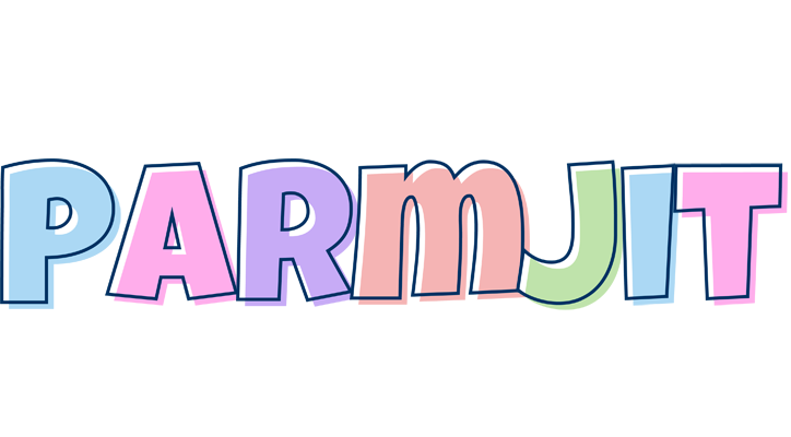 Parmjit pastel logo