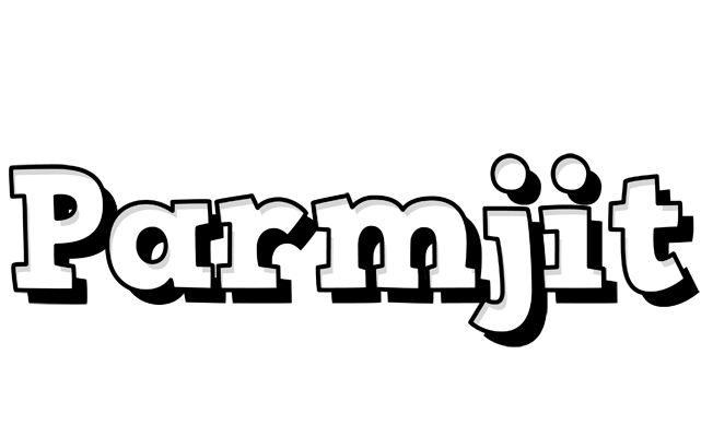 Parmjit snowing logo