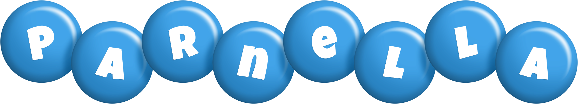 Parnella candy-blue logo
