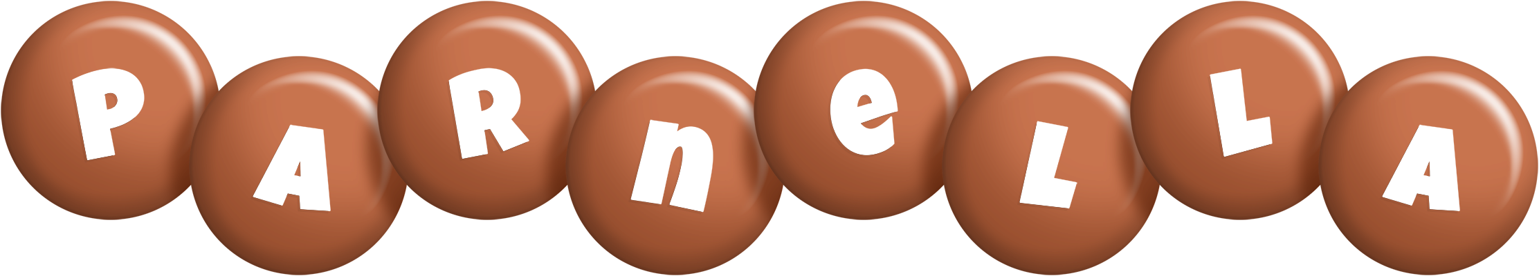 Parnella candy-brown logo
