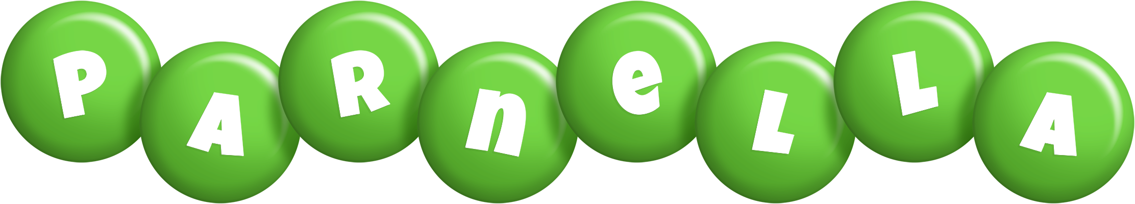 Parnella candy-green logo