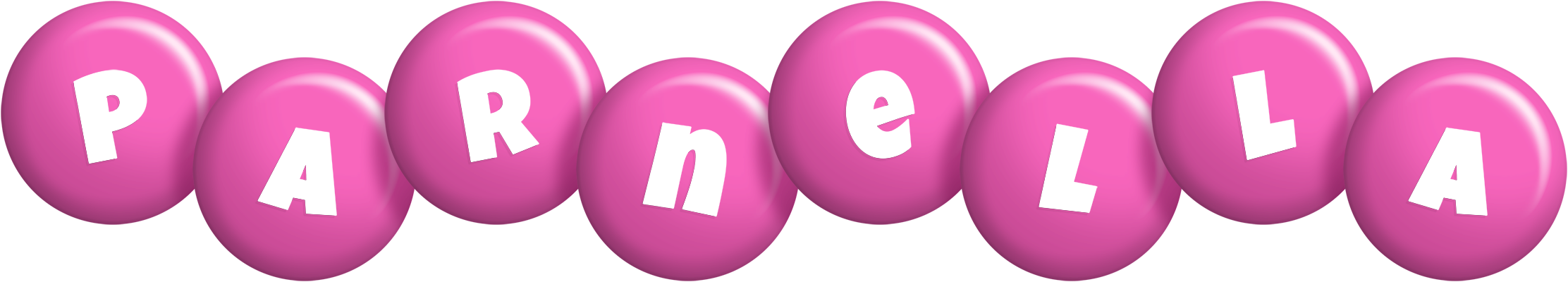 Parnella candy-pink logo