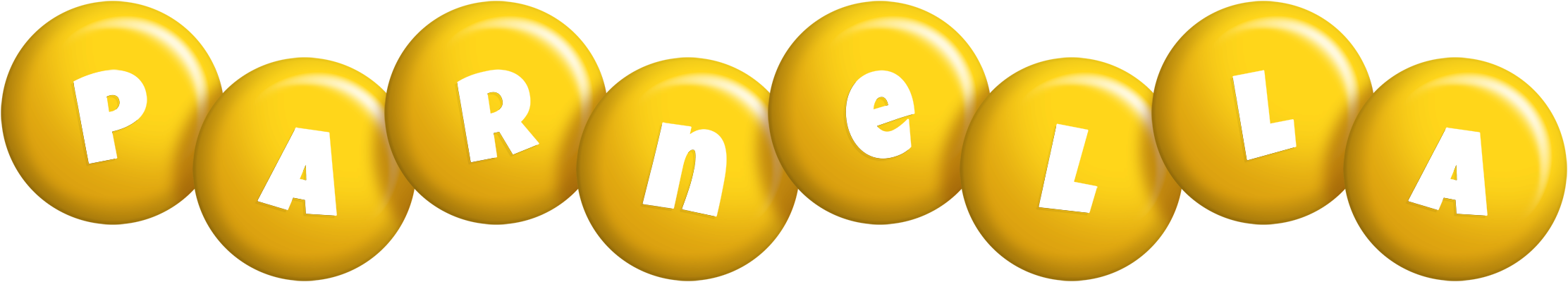 Parnella candy-yellow logo