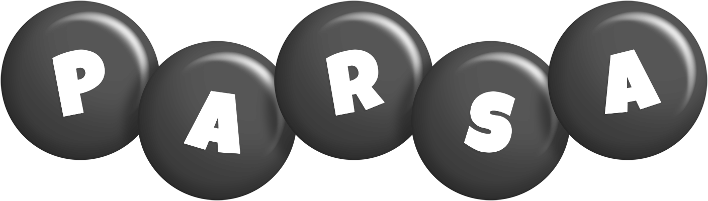 Parsa candy-black logo