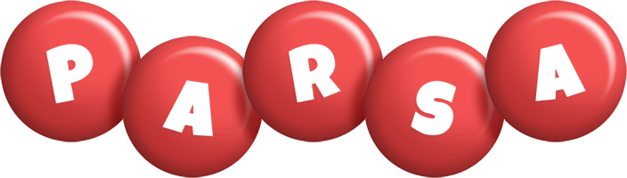 Parsa candy-red logo