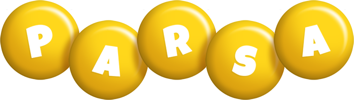 Parsa candy-yellow logo