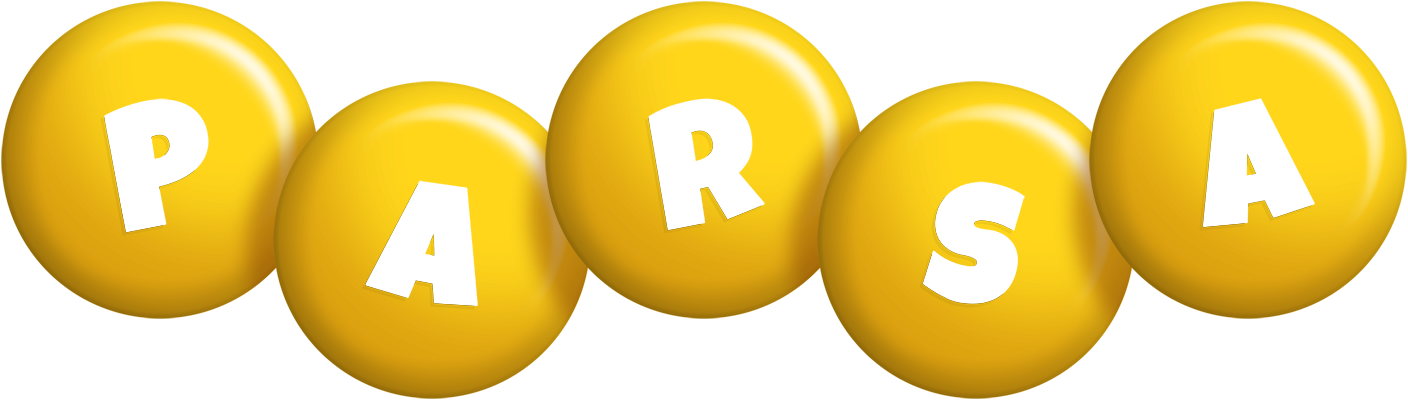 Parsa candy-yellow logo
