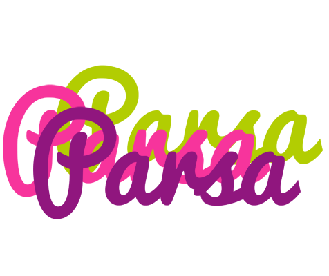 Parsa flowers logo