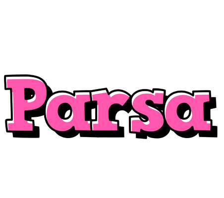 Parsa girlish logo