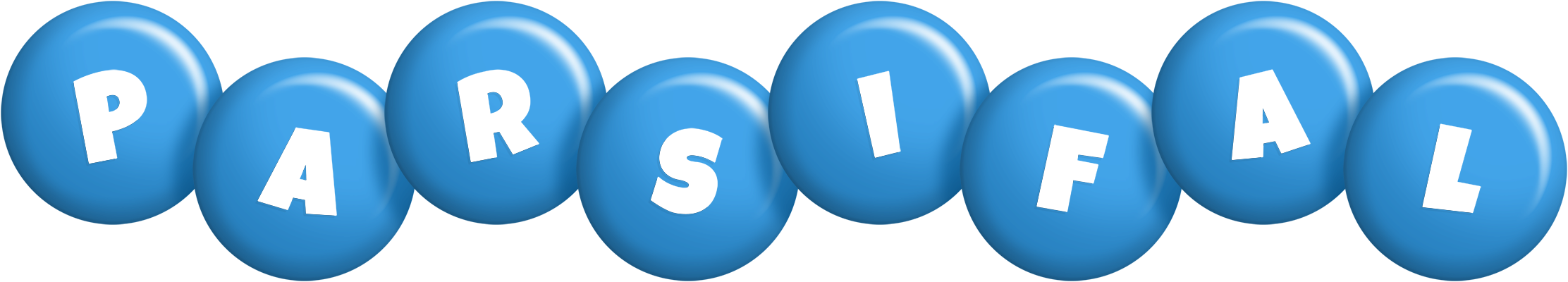 Parsifal candy-blue logo