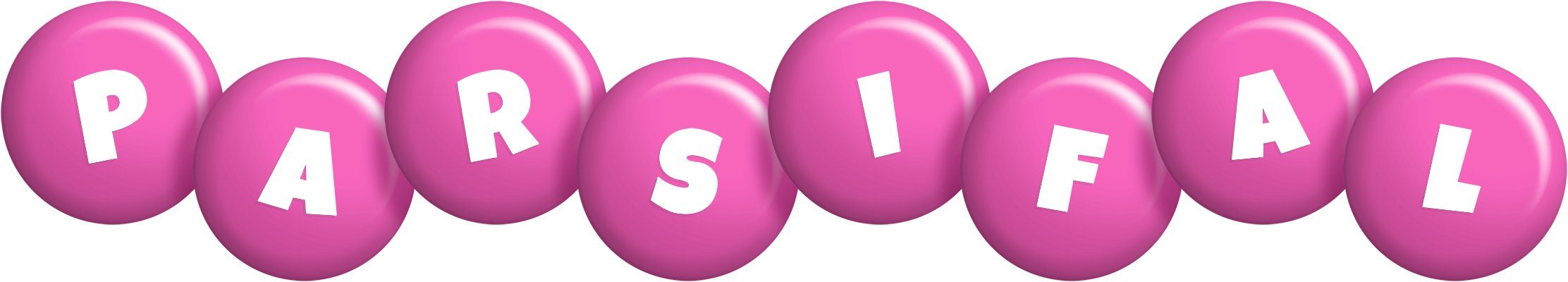 Parsifal candy-pink logo