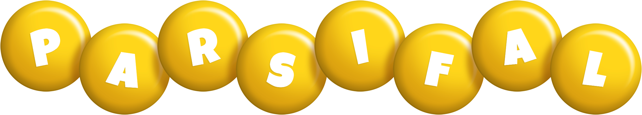 Parsifal candy-yellow logo