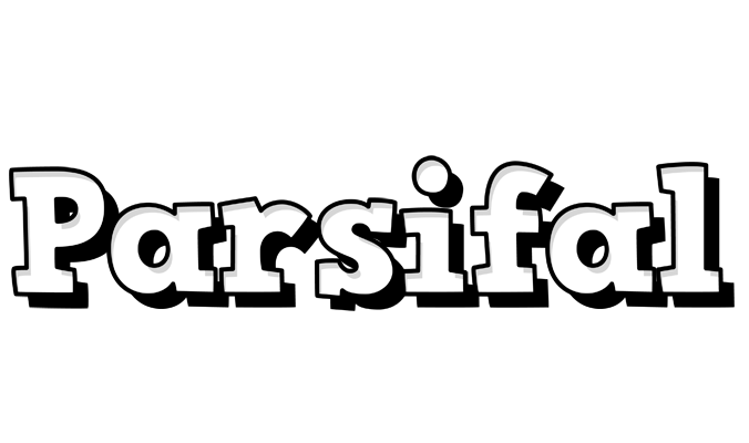 Parsifal snowing logo