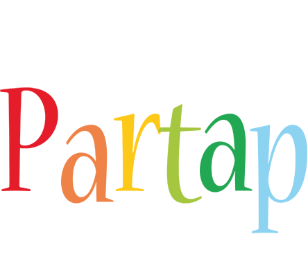 Partap birthday logo