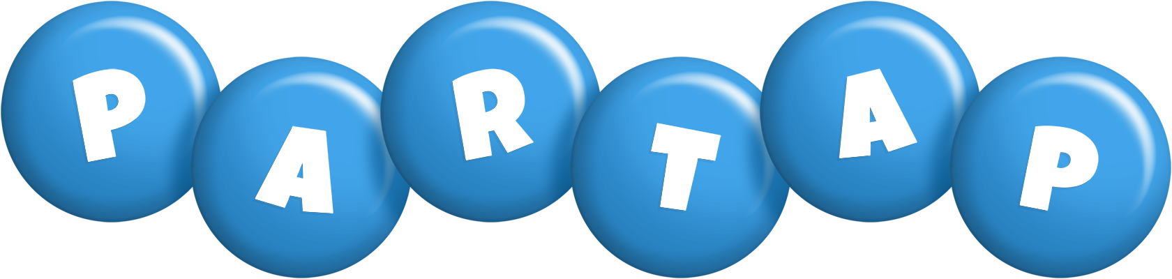 Partap candy-blue logo