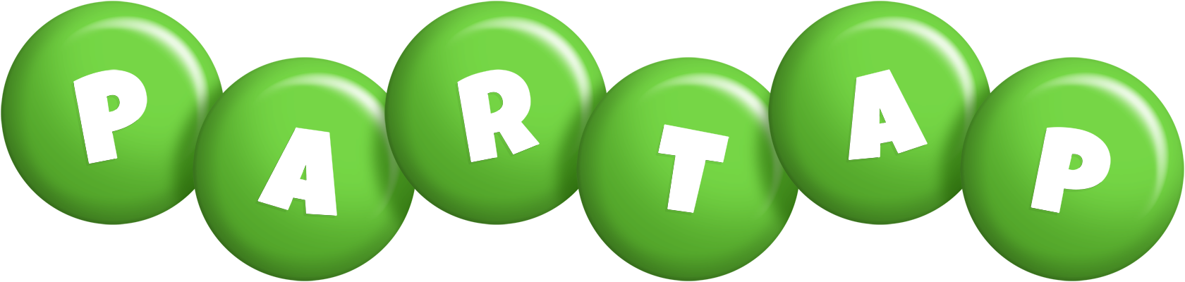 Partap candy-green logo