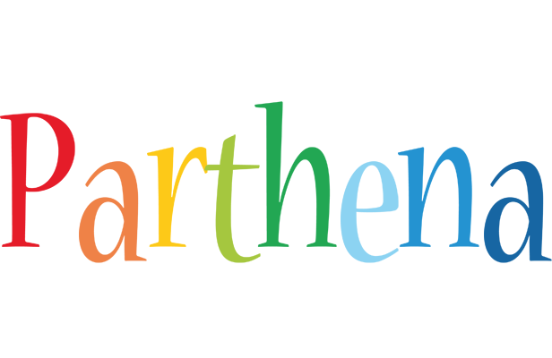 Parthena birthday logo