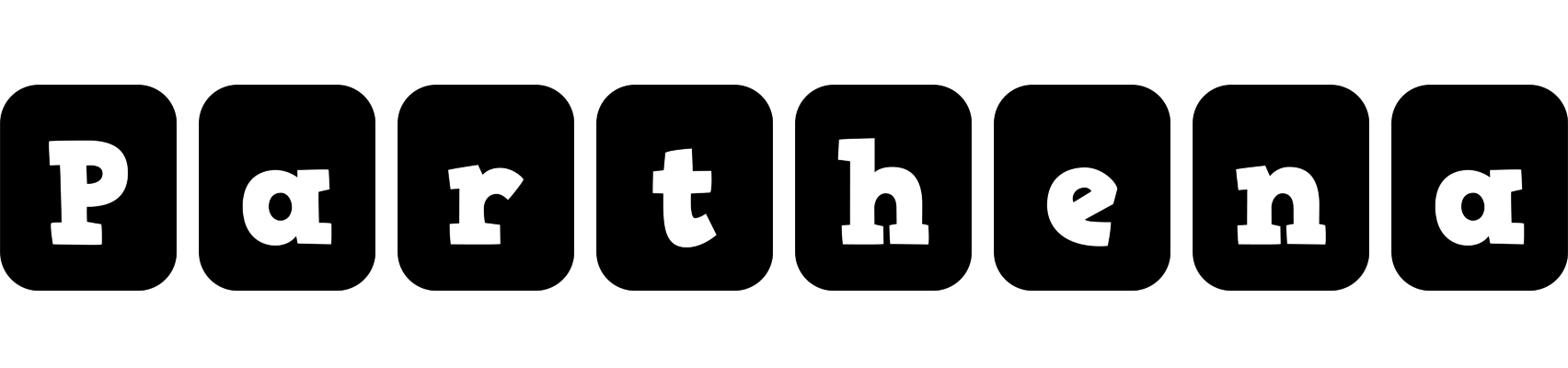 Parthena box logo