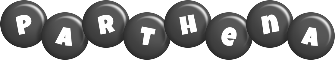 Parthena candy-black logo