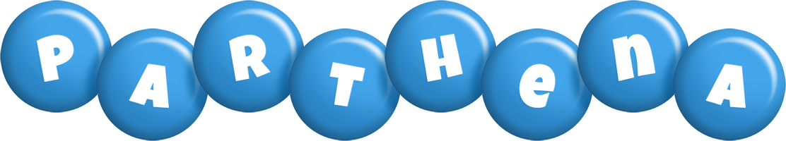Parthena candy-blue logo
