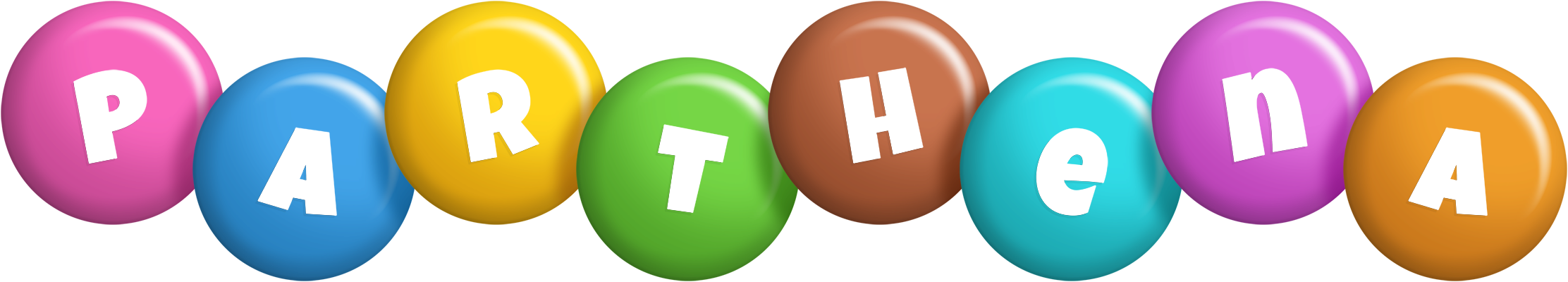 Parthena candy logo