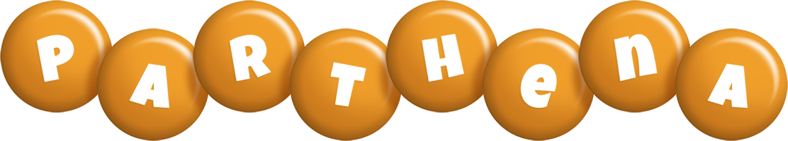 Parthena candy-orange logo
