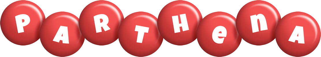 Parthena candy-red logo