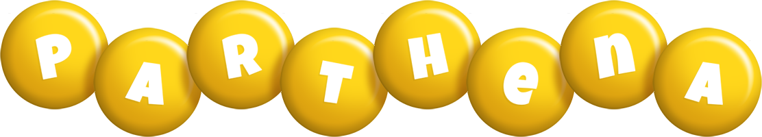 Parthena candy-yellow logo